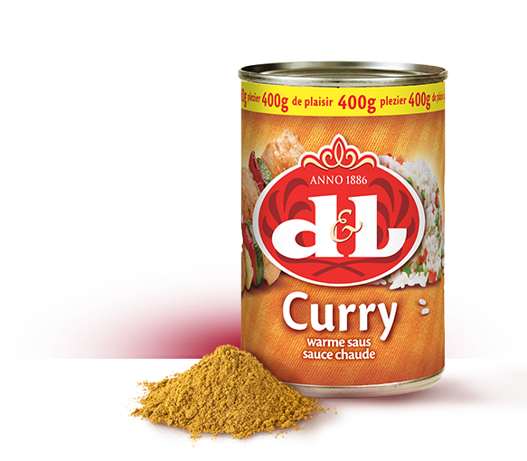 Currysaus in blik