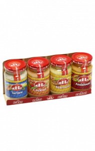 Set de sauces 4×125 ml